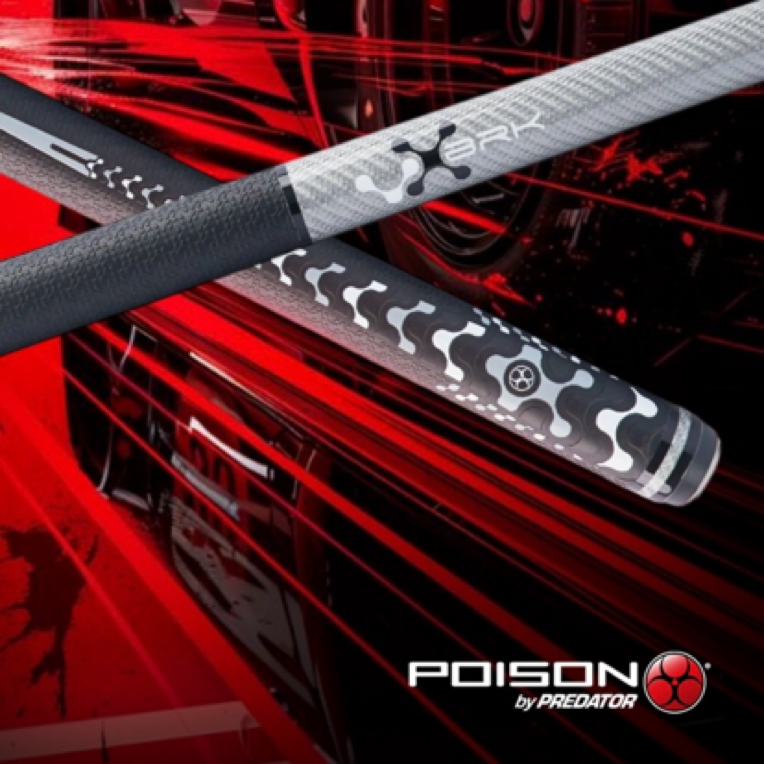 美洲豹POISON毒药台球杆毒液系列SUGAR九球杆黑科技碳纤维球杆