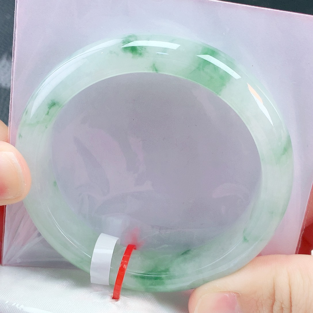 未镶嵌手镯翡翠55圈