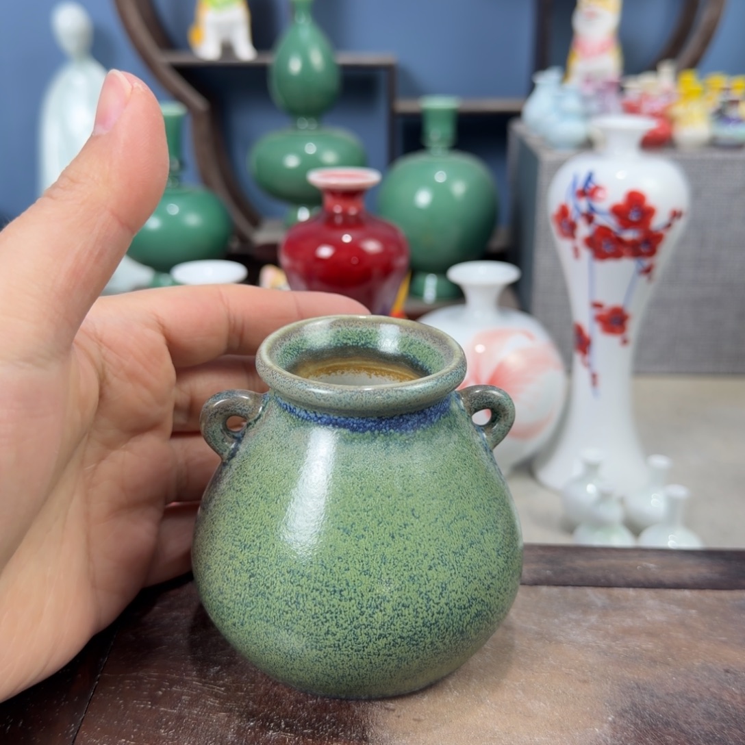 陶瓷手工小花器摆件