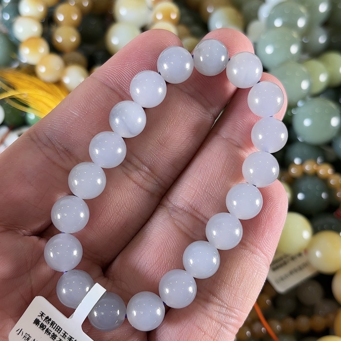 和田玉手链未镶嵌W290