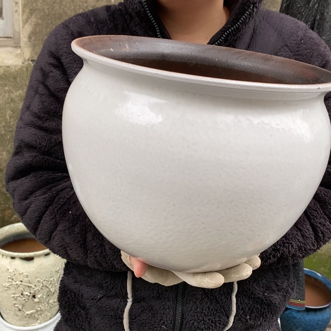 紫砂花盆正品口30高24