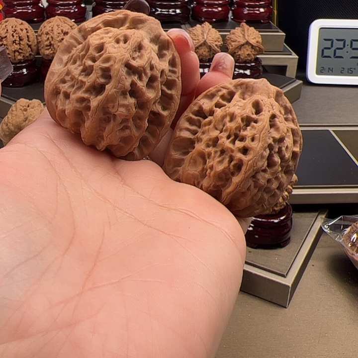 文玩核桃把件41 佛 肚g-006