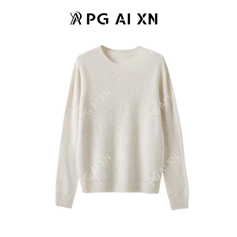 【交个朋友专属】一线成衣点子纱100%绵羊毛圆领 PGXN 2911