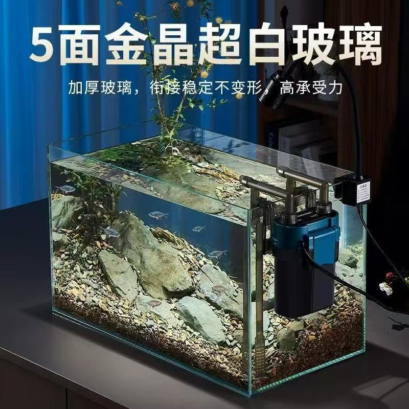 【120】顺风上楼包邮到家金晶五线超白鱼缸长缸