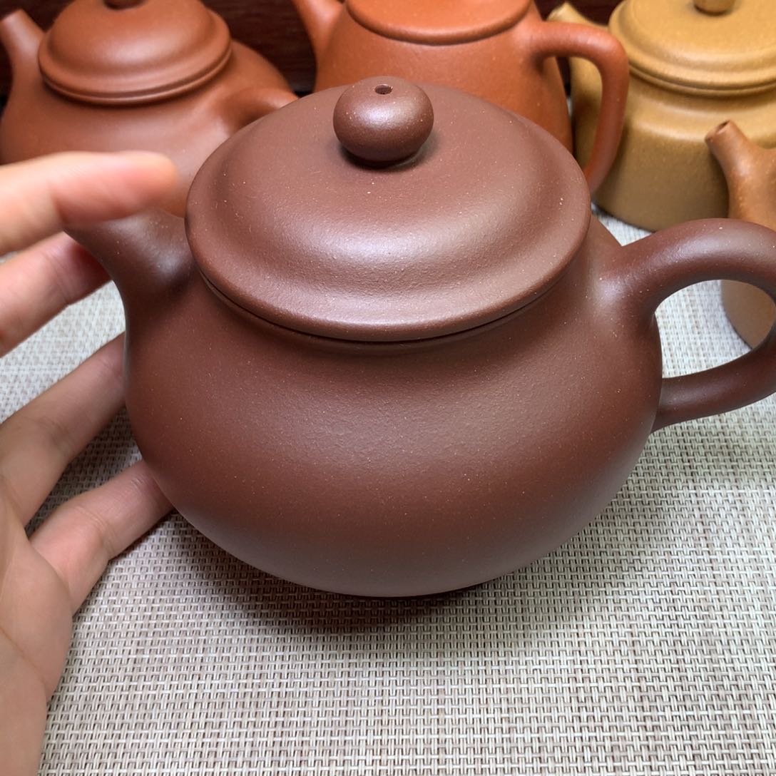 茶壶紫砂豪*瑕疵款500CC左右