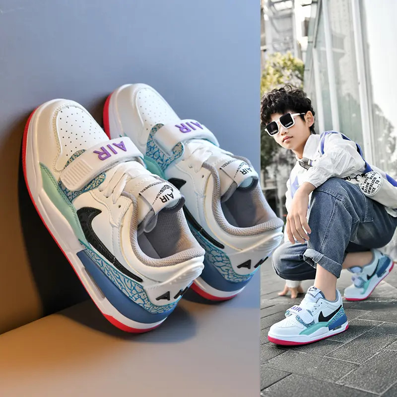 Nike/耐克联名XBXQ男童鞋低帮滑板鞋aj3I2男鞋秋夏儿童运动篮