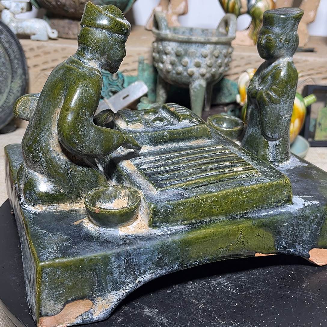 琥***蜡瓷片精品瓷器摆件