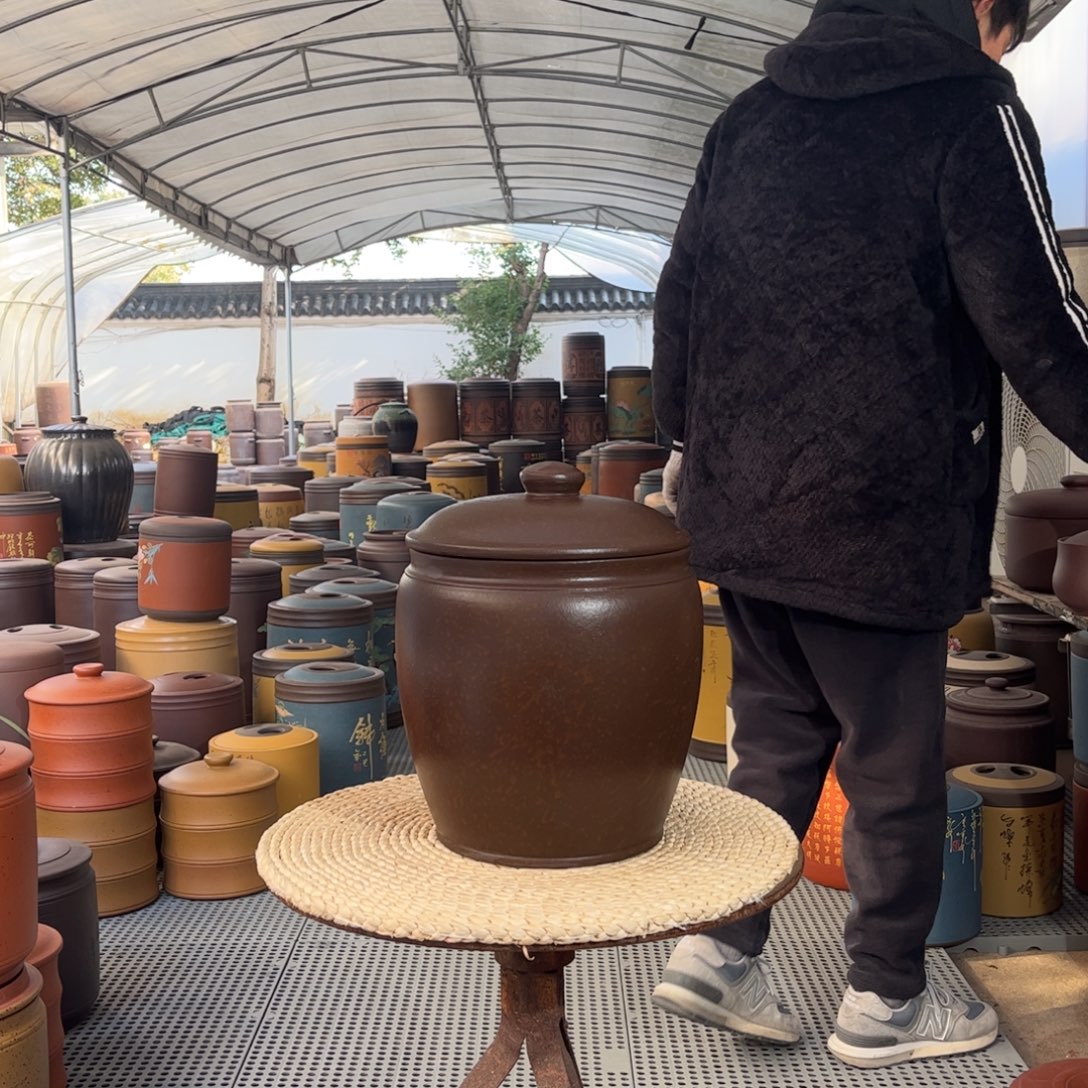 紫砂茶叶罐10 饼茶叶罐