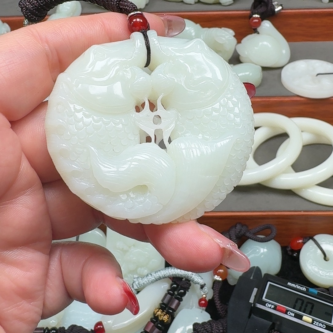 大***洋和田玉未镶嵌把件