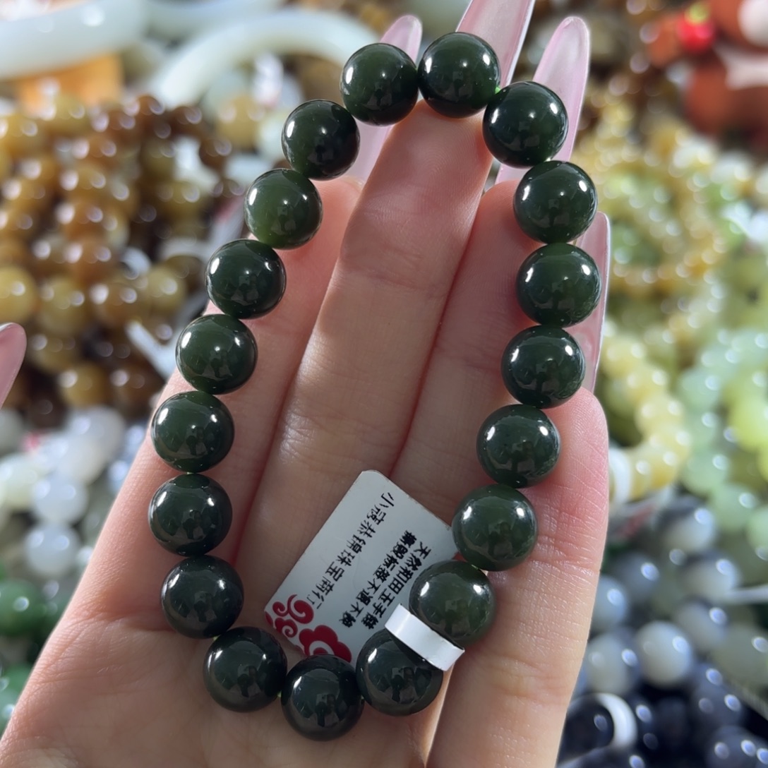 和田玉未镶嵌手链145