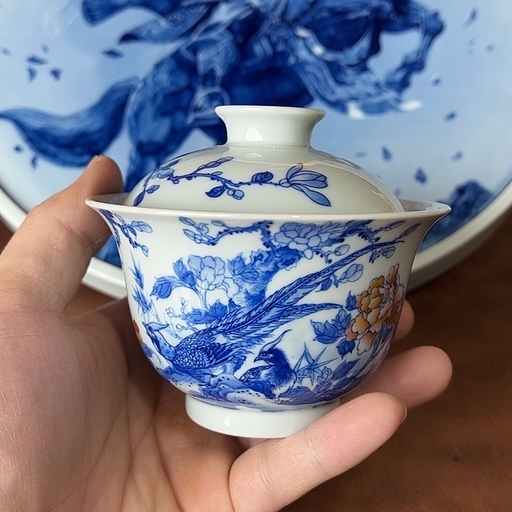 瓷片景德镇全手工手绘陶瓷