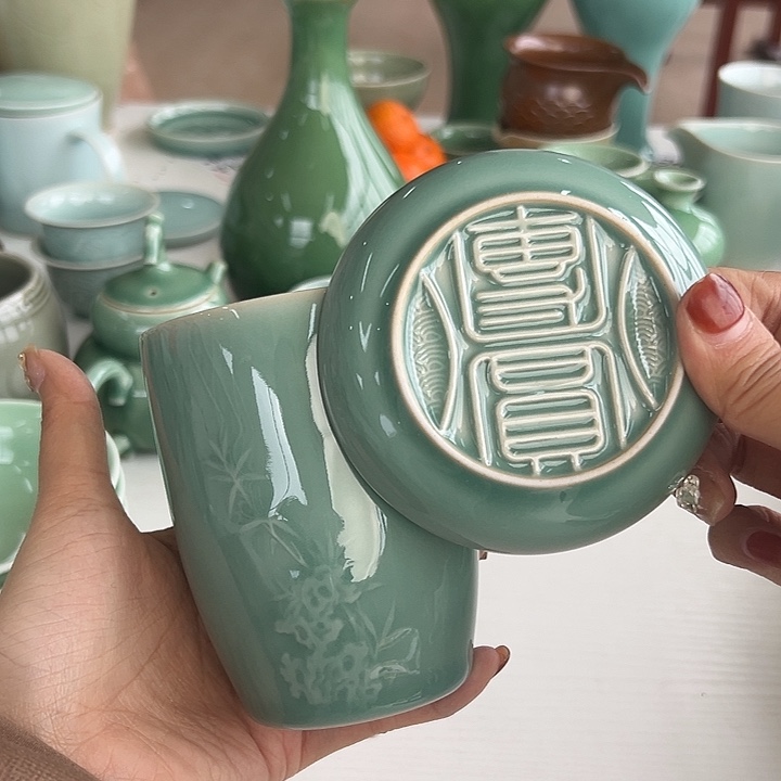 小米茶器龙泉青瓷