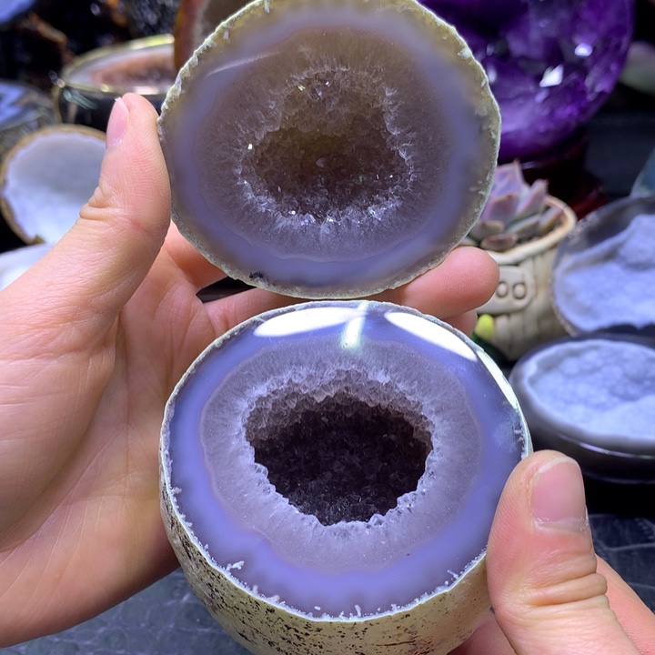 水晶福利炮筒盆未镶嵌