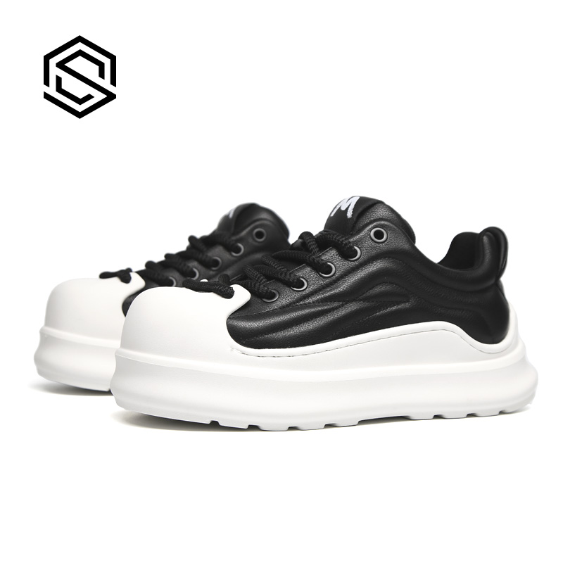 25205秋冬新款厚底百搭增高系带韩式男士头层牛皮休闲鞋时尚男鞋