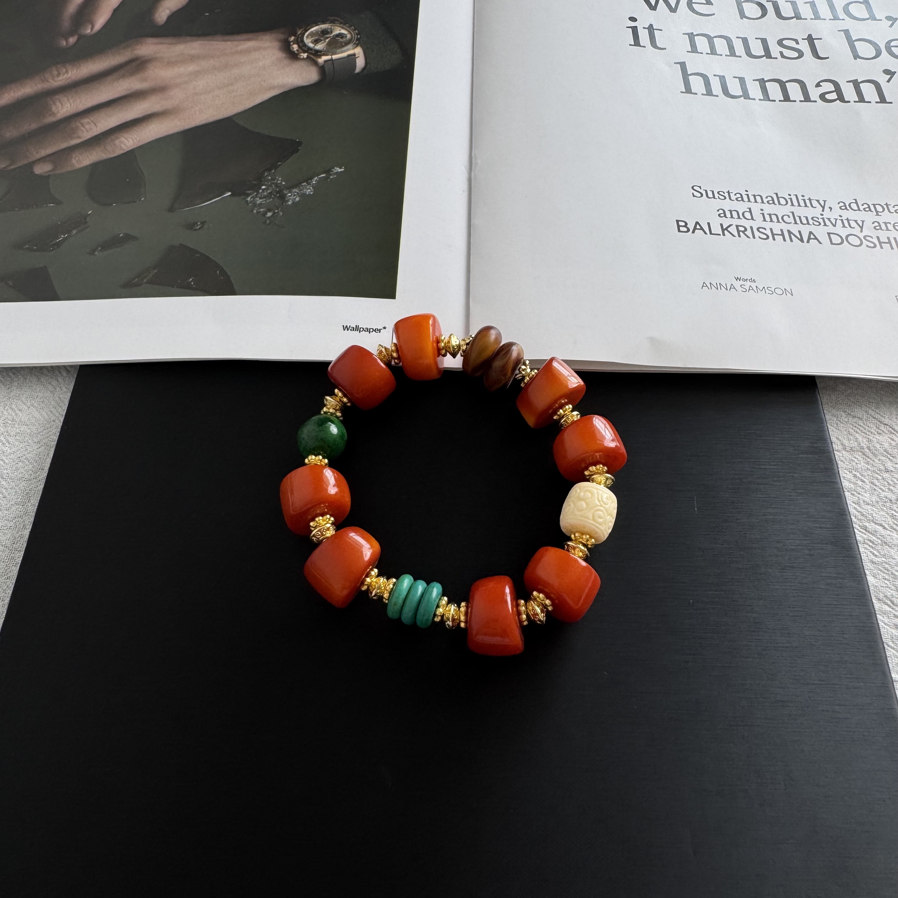 高定珠宝老蜡手链ZX2971S