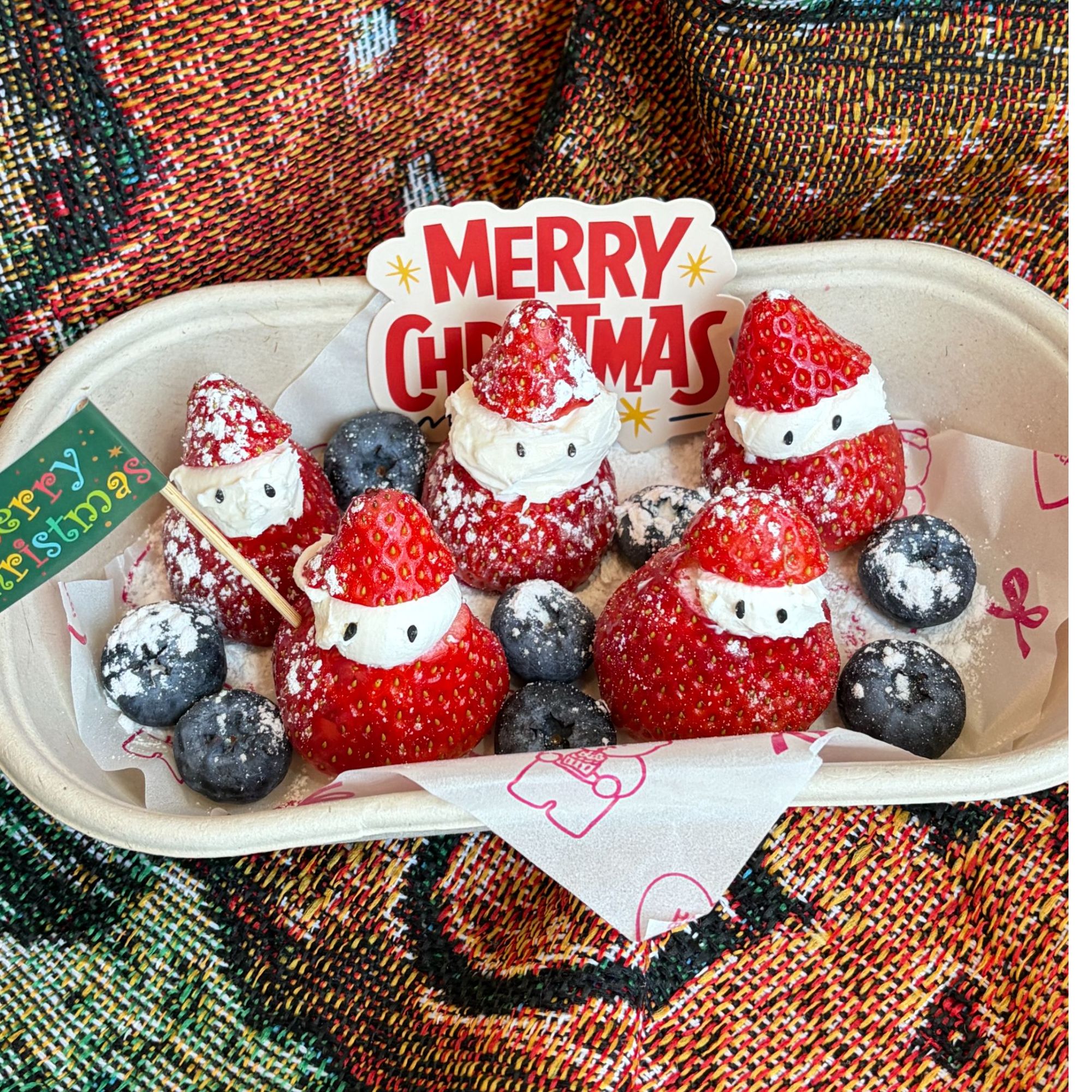 果切【配送到家】新鲜果切 草莓圣诞小雪人