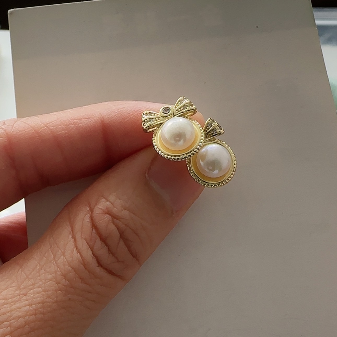 【闪购商品】淡水珍珠耳饰未镶嵌