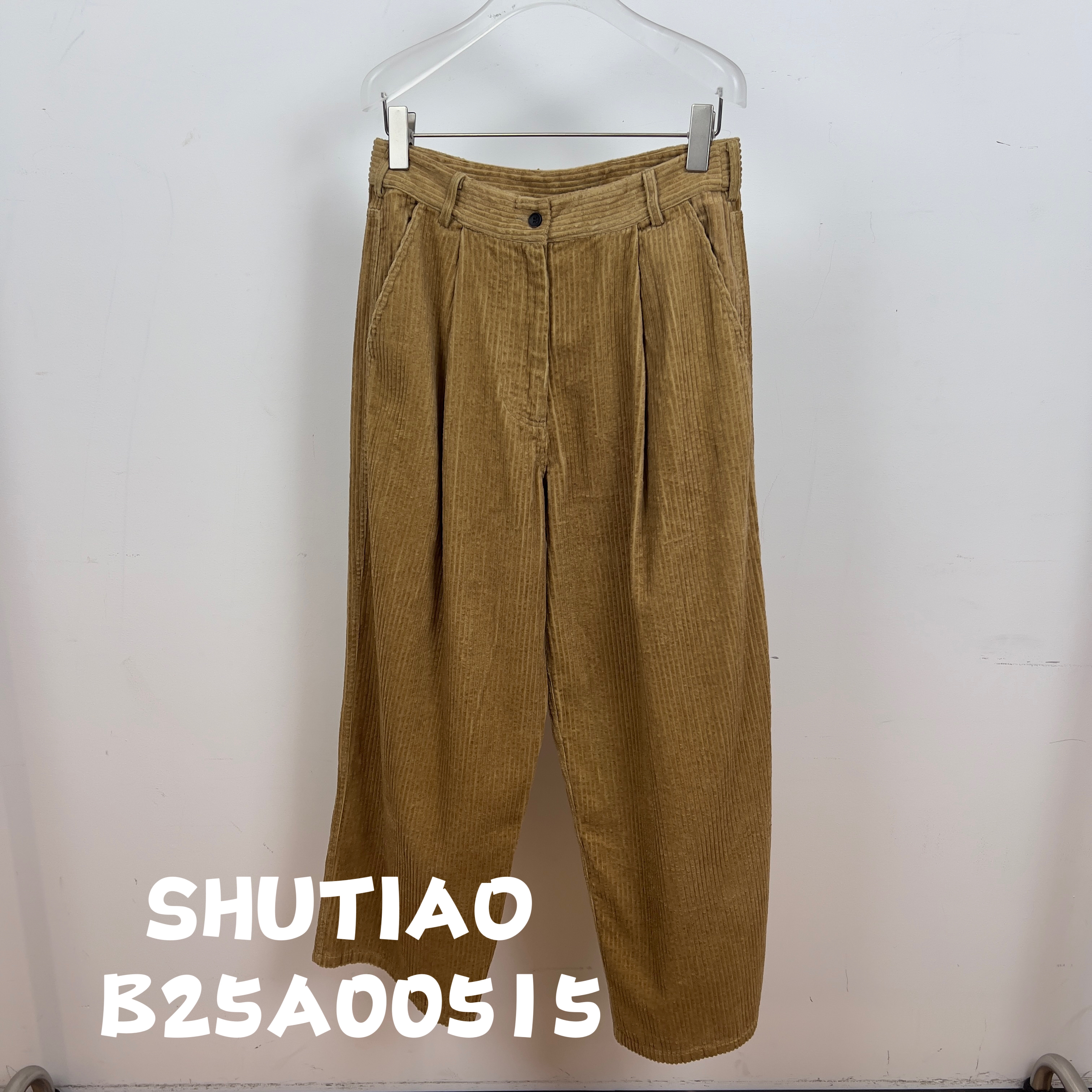 【SHUTIAO】2024秋冬：新款小众设计款裤子B25A00515