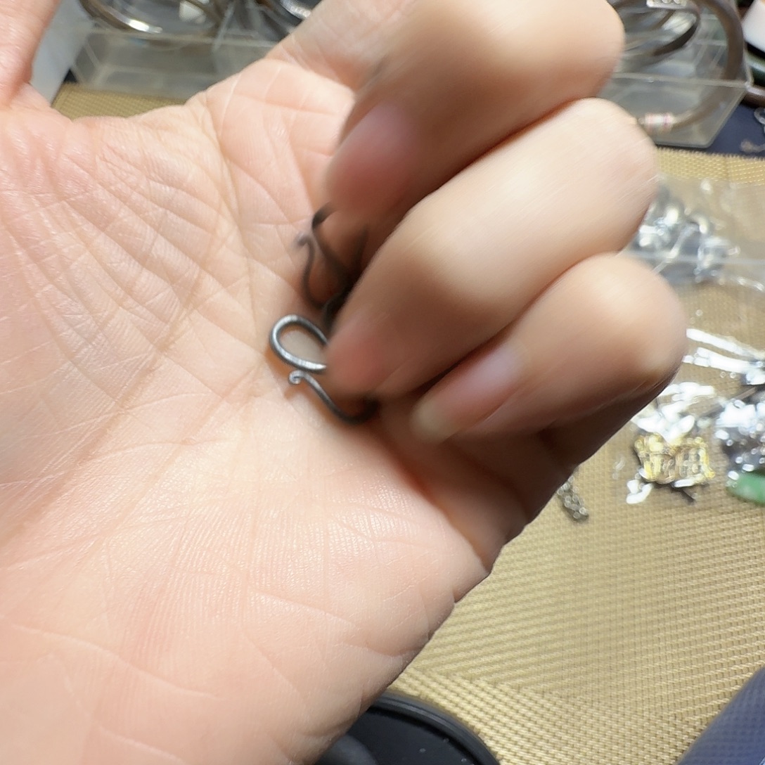 蚂***年足银老银饰品专拍