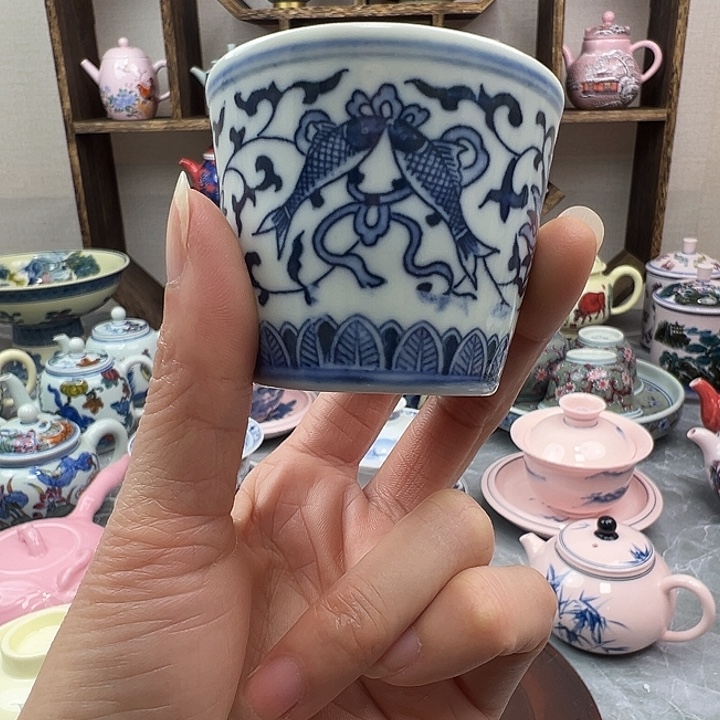 摆件陶景德镇陶瓷567老厂瓷2