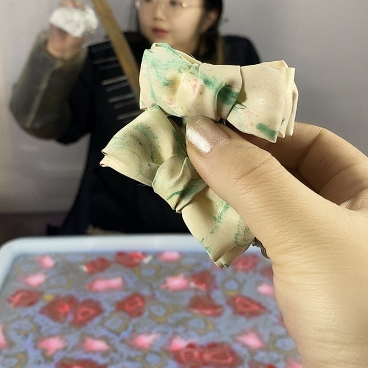 ****娅大理石磁石蝴蝶对夹