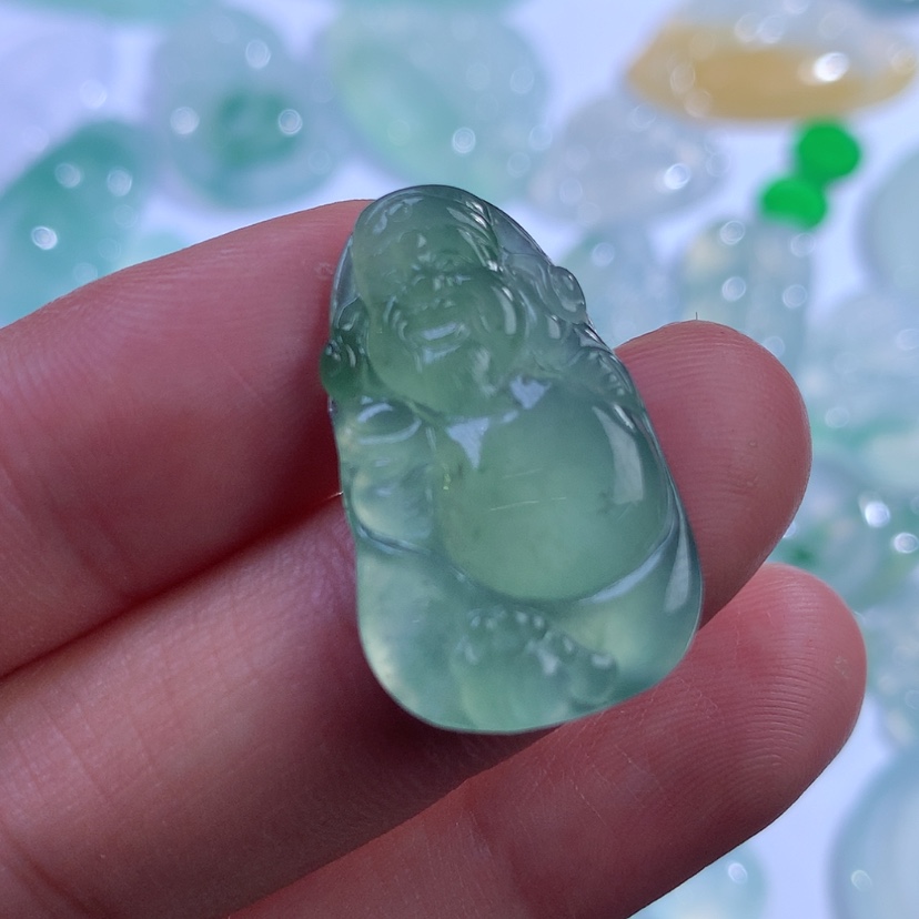 【闪购商品】翡翠颈饰未镶嵌缅甸A货翡翠