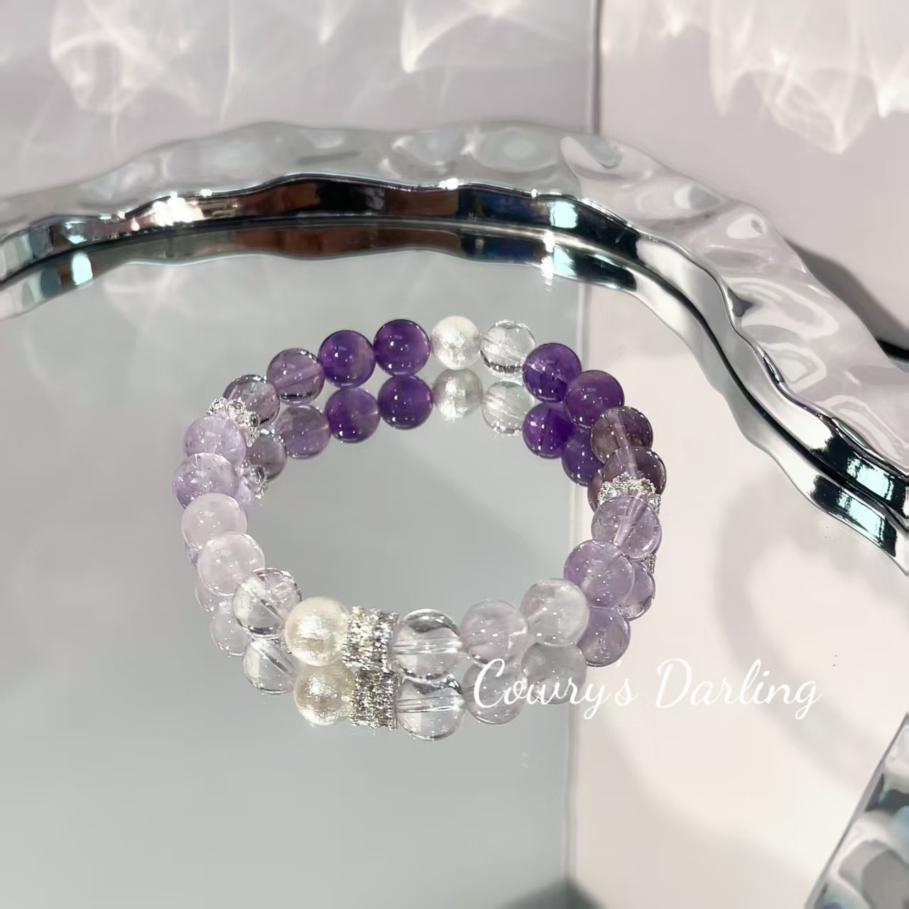 BK049--【上岸】紫水晶+施家珠+白水晶 有瑕有色差多样性发