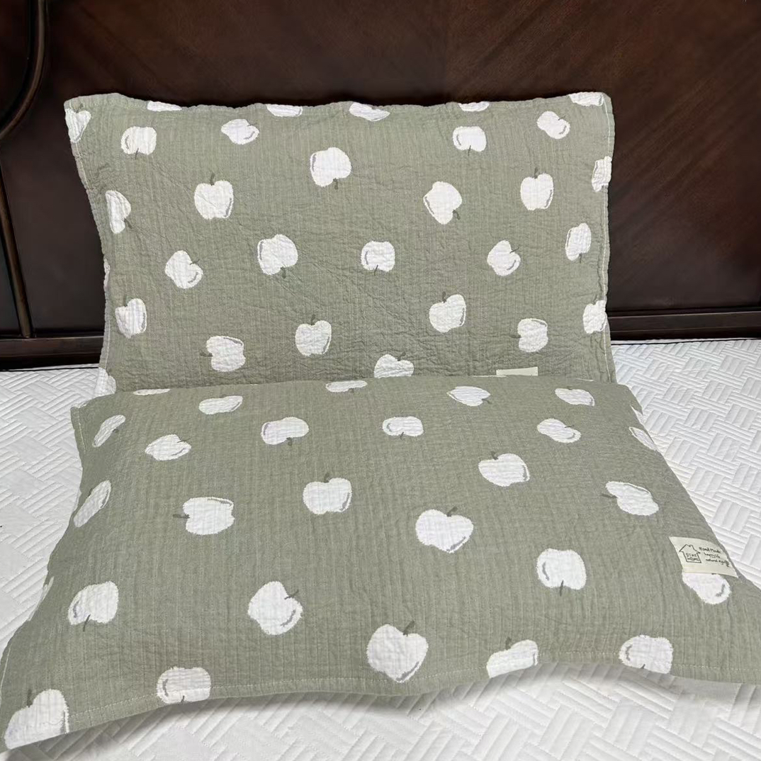 纯棉纱布枕巾50*75微瑕～R630