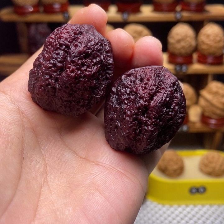 文玩核桃吊坠蝴蝶蟾35