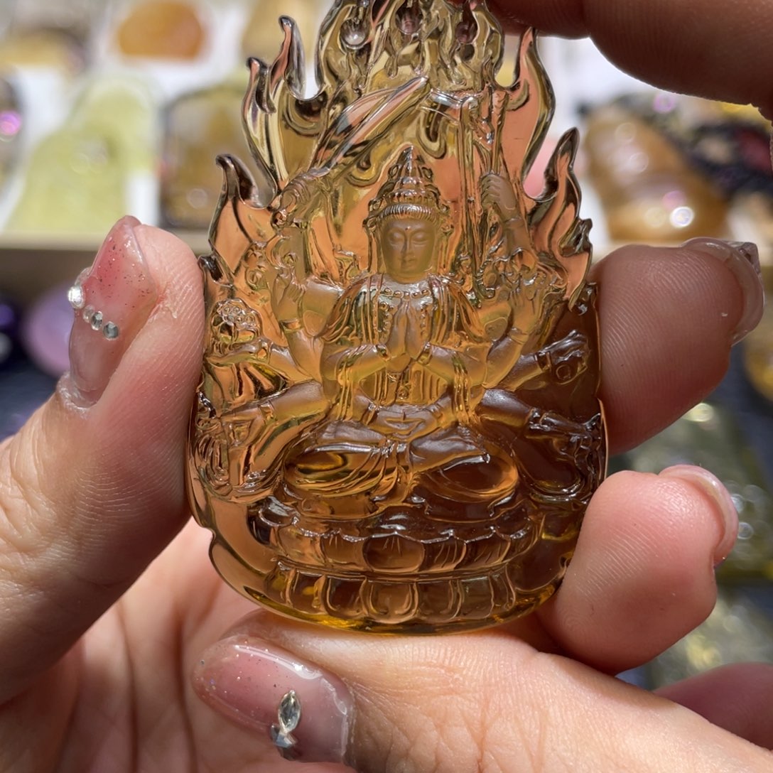 水晶颈饰未镶嵌定制