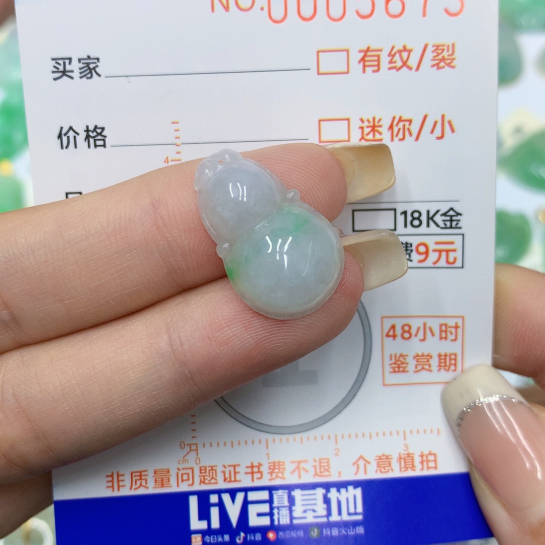 颈饰未镶嵌翡翠葫芦