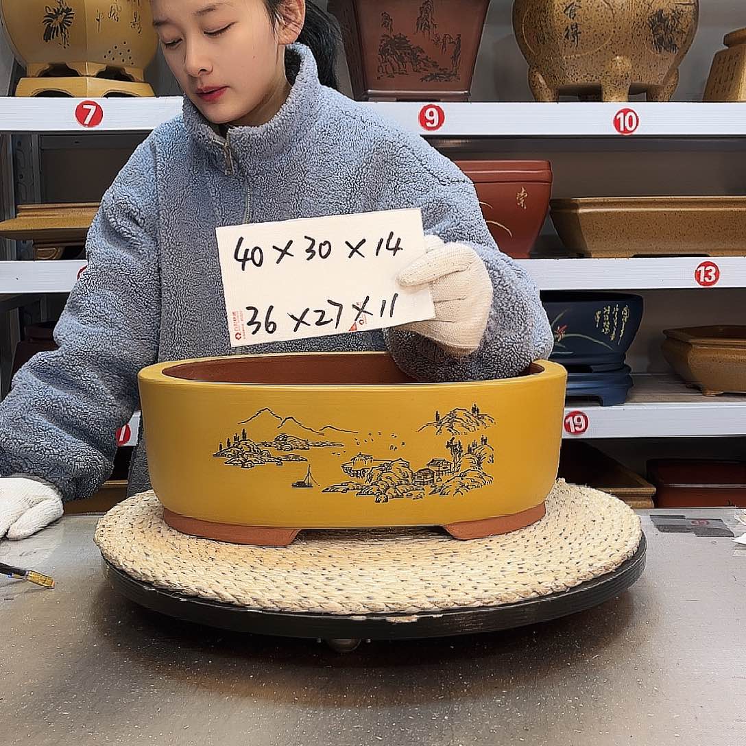 紫砂花盆紫砂花盆