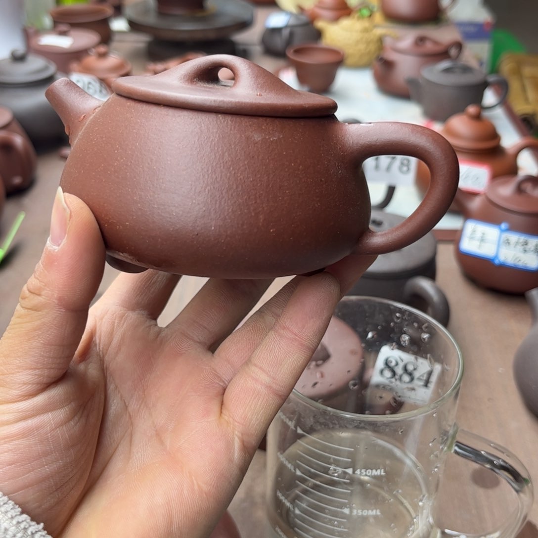 紫砂茶壶底槽青大口瓢200左右