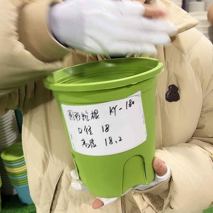 正品圆控口18高18白色无托8只