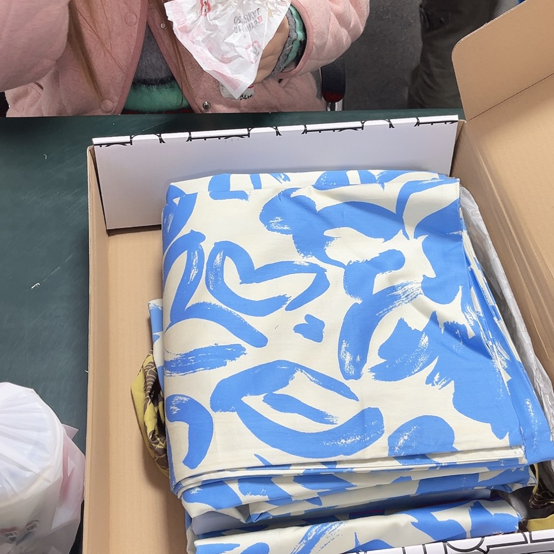 棉棉全棉蓝调鸢尾200*230