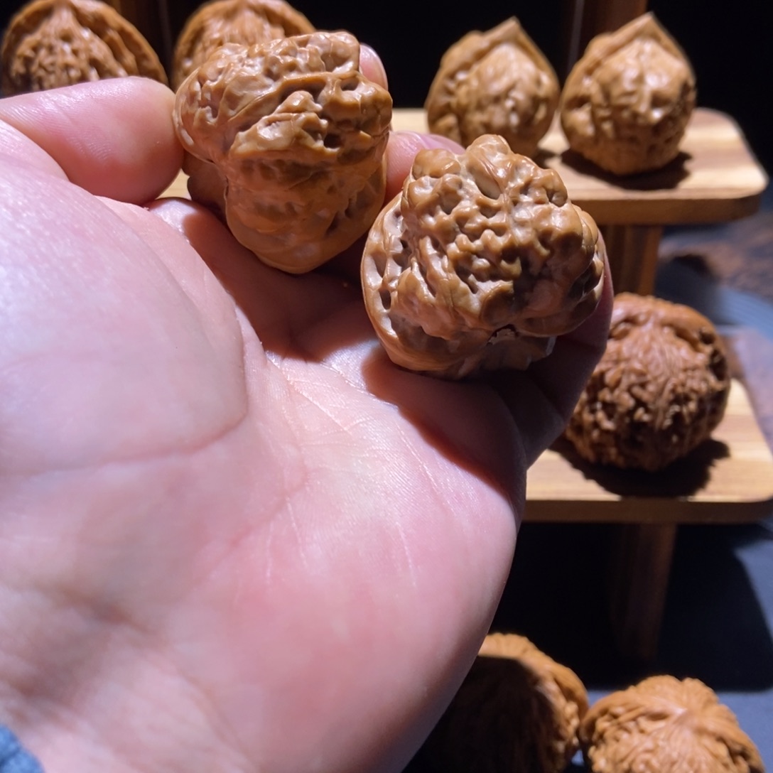 文玩核桃吊坠38三角蛙