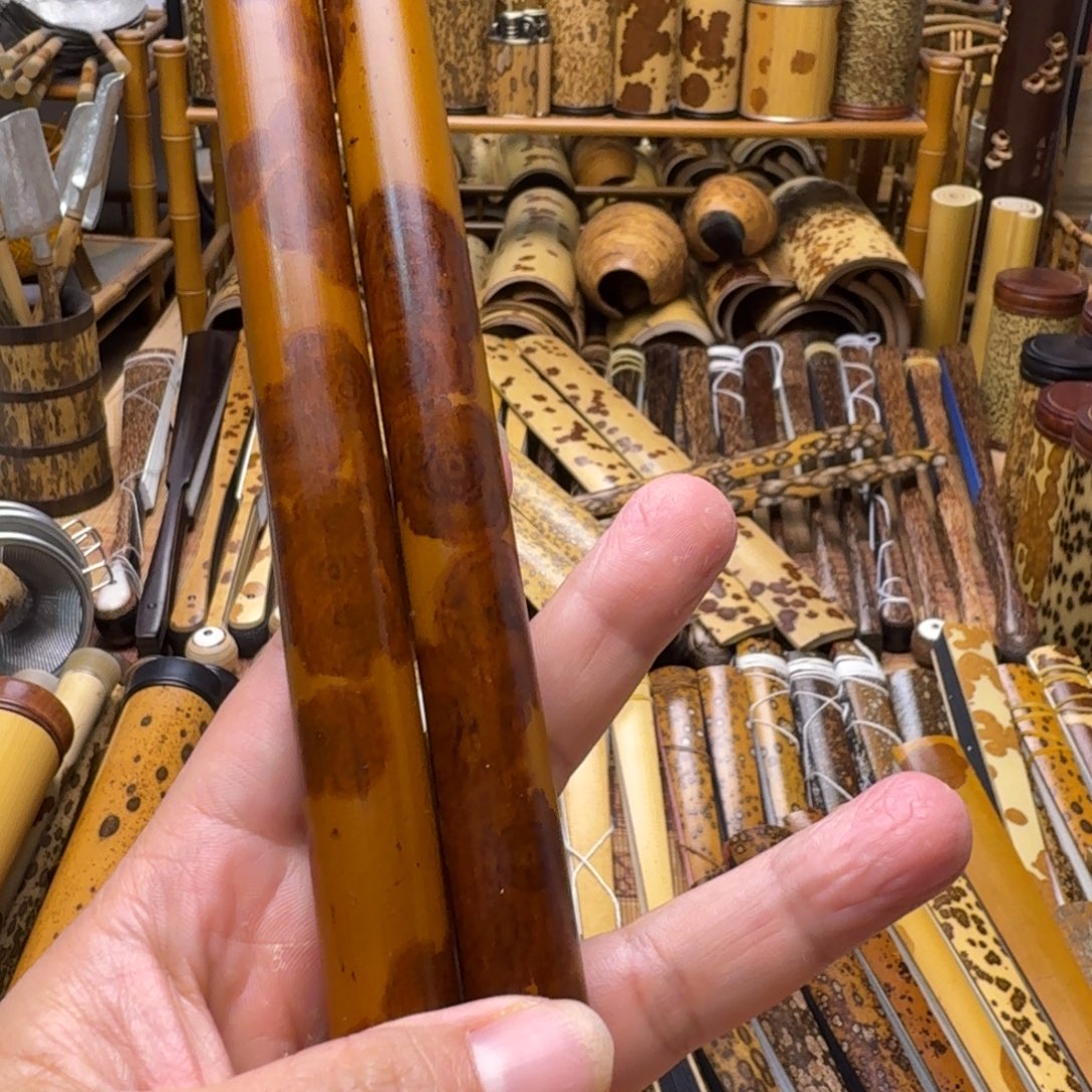 喜***雅老湘妃竹西侧，筒大哥拍下