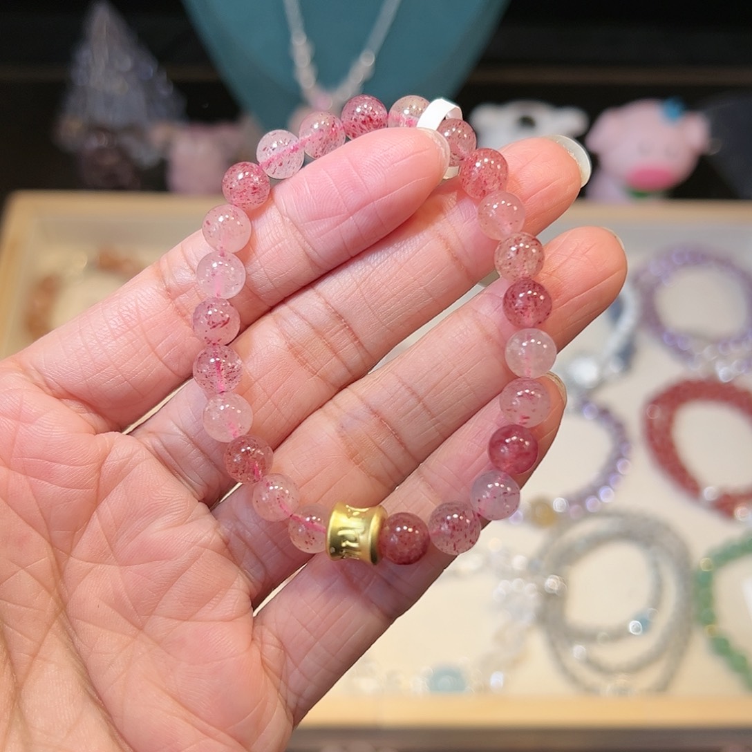 水晶手链未镶嵌草莓