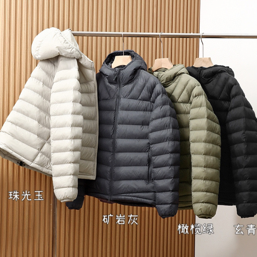 男女通用连帽轻盈保暖防风防水透气户外排骨棉衣2601