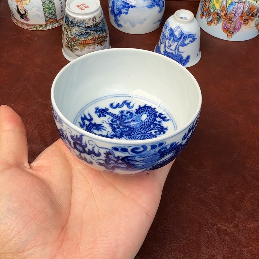 陶现代景德镇全手工全手绘陶瓷