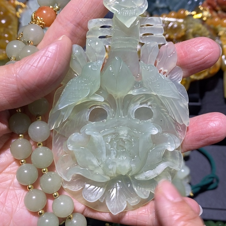 岫玉岫玉吊坠未镶嵌