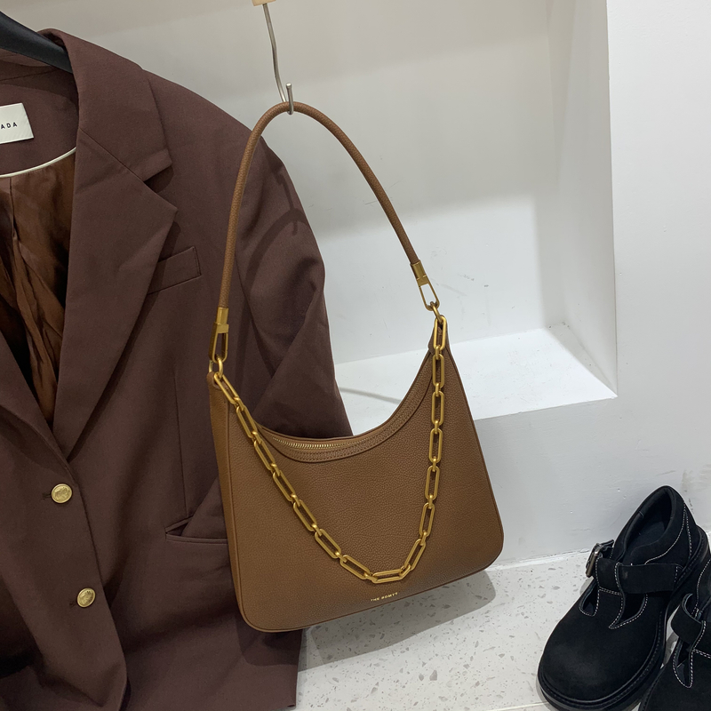 BSS-VAZSLVE/原创设计BD-B891-宝藏棕 秋冬新款轻奢小包