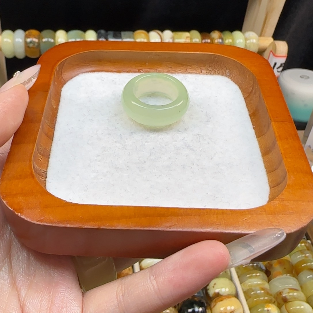 蛇纹石玉合金内径16.7小*