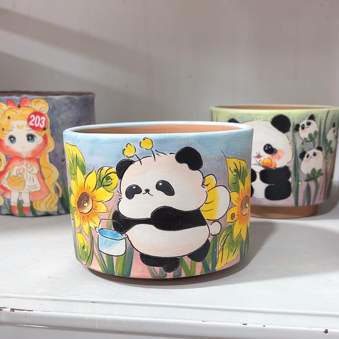 紫砂花盆手工花盆默认微瑕12.5/11微瑕