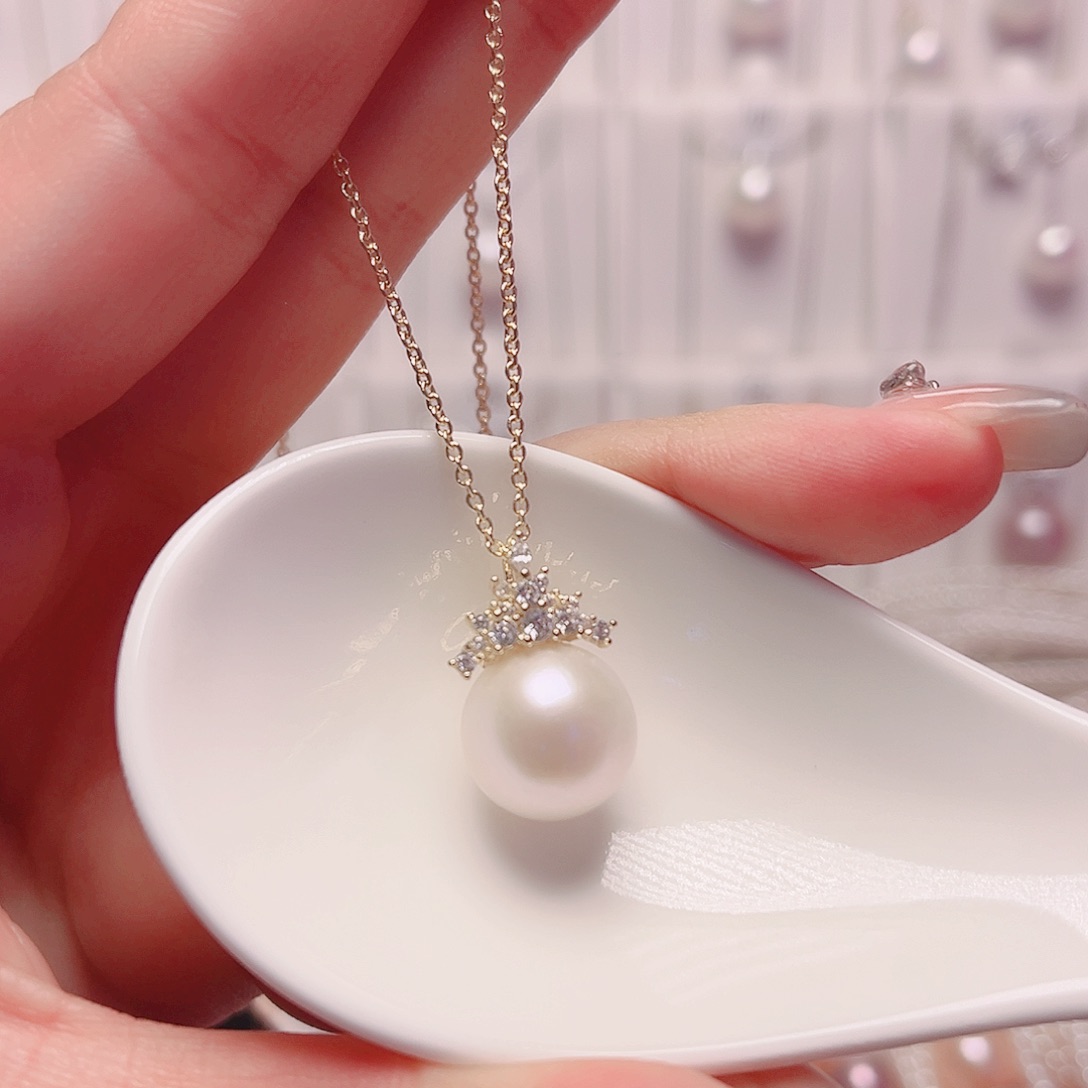 淡水珍珠未镶嵌吊坠(赠链)