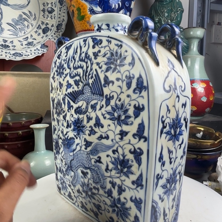 瓷片瓷器摆件漏漏漏