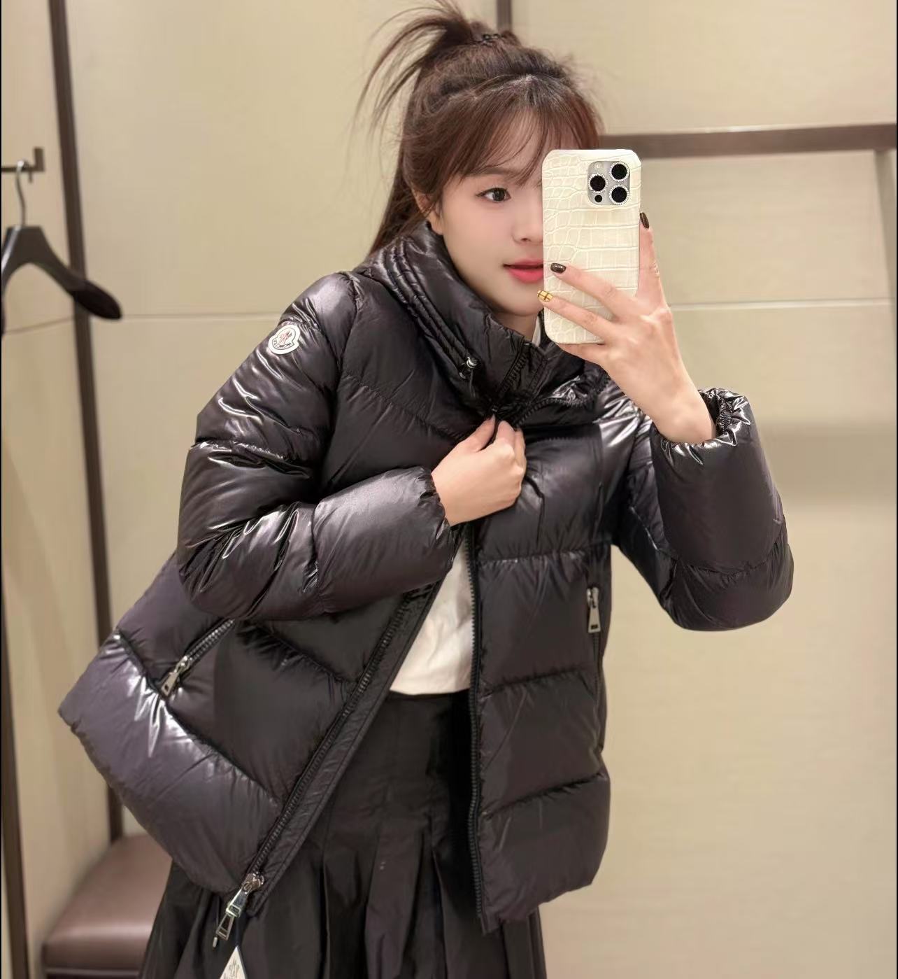 未使用 MONCLER 盟可睐/GG/seritte女士羽绒服 福利款