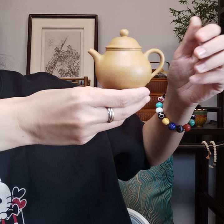 弘***远紫砂茶壶黄金壶半手工