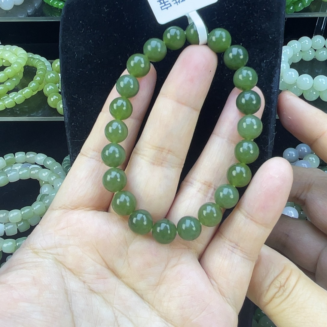 和田玉未镶嵌手链