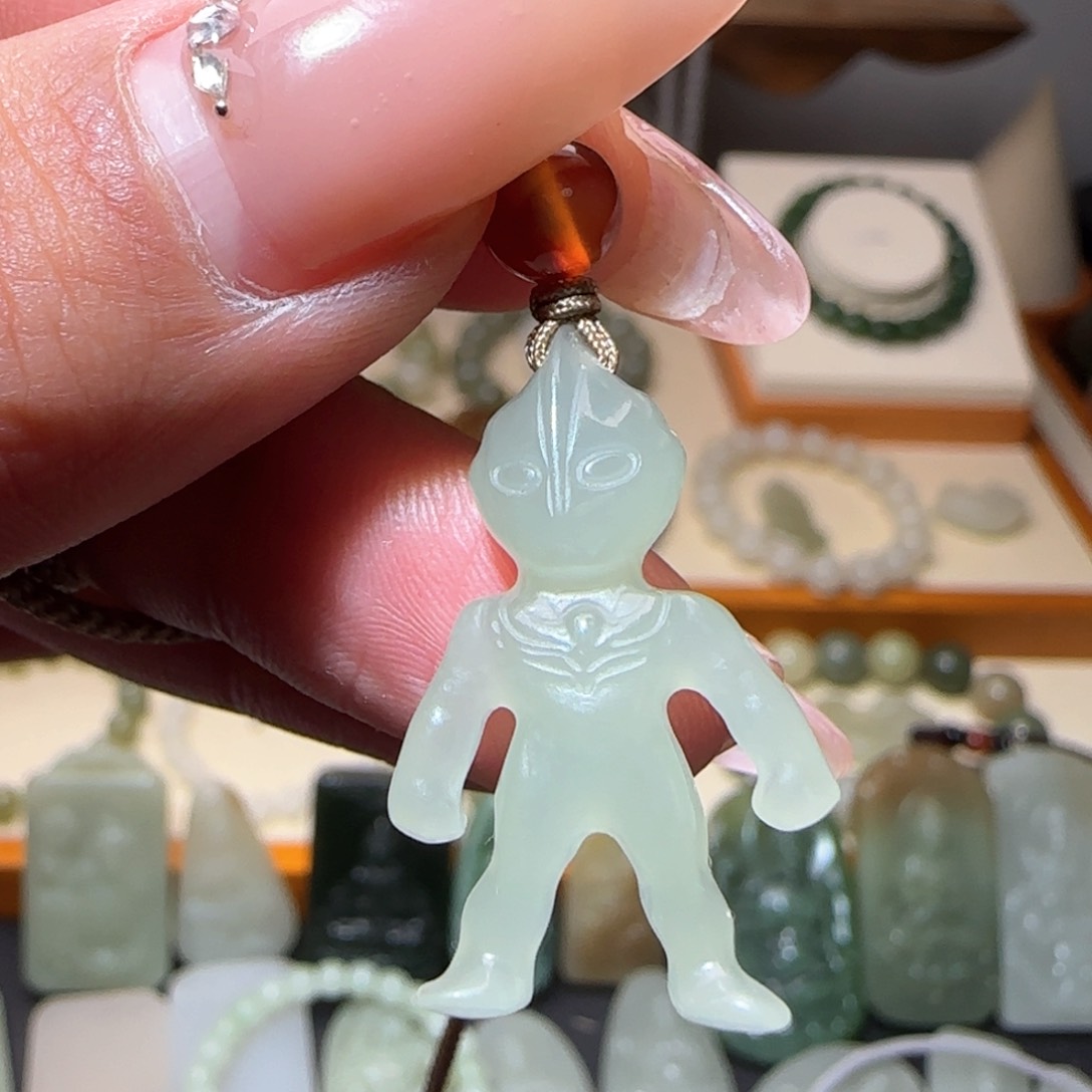 和田玉颈饰未镶嵌